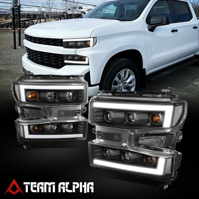 Chevrolet Silverado 2019-2021 Par De Faros