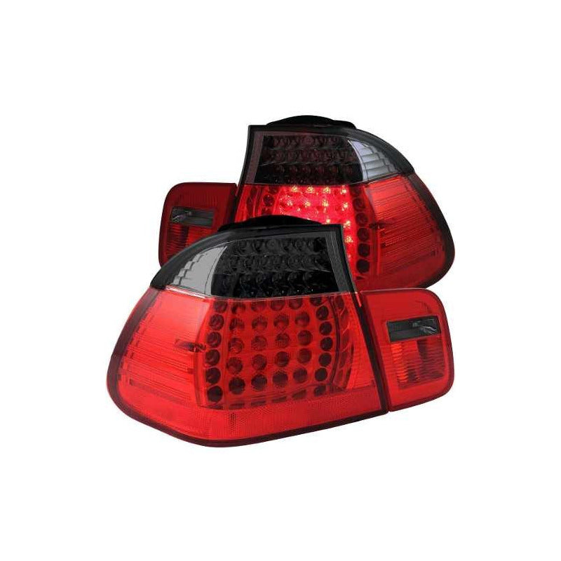 Bmw 3 Series E46 02-04 4 Dr L.e.d T.l Red/smoke 4 Pcs
