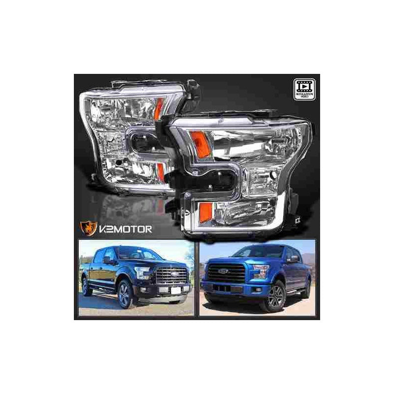 Ford F150 F-150 2015 2016 2017 Par De Faros